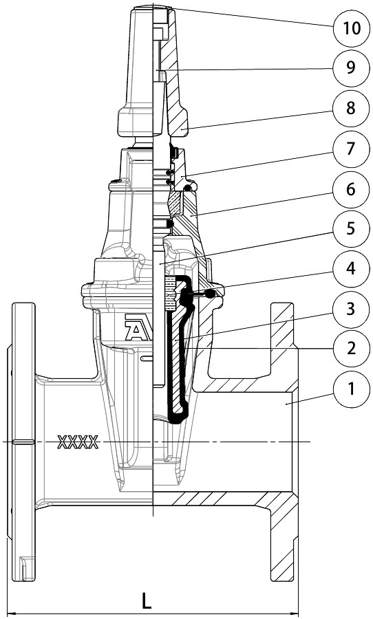 AVK VAN CỔNG MẶT BÍCH, TIÊU CHUẨN BS, PN10/16