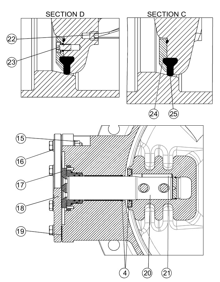 AVK VAN BƯỚM LỆCH TÂM KÉP, PN10/16
