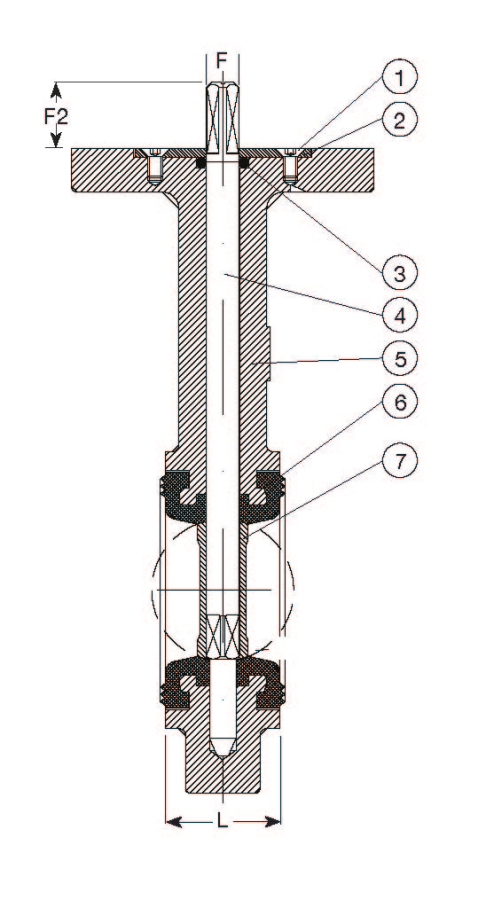 AVK VAN BƯỚM ĐỒNG TÂM KIỂU U-SECTION, SERIES 820/20 PN10/16
