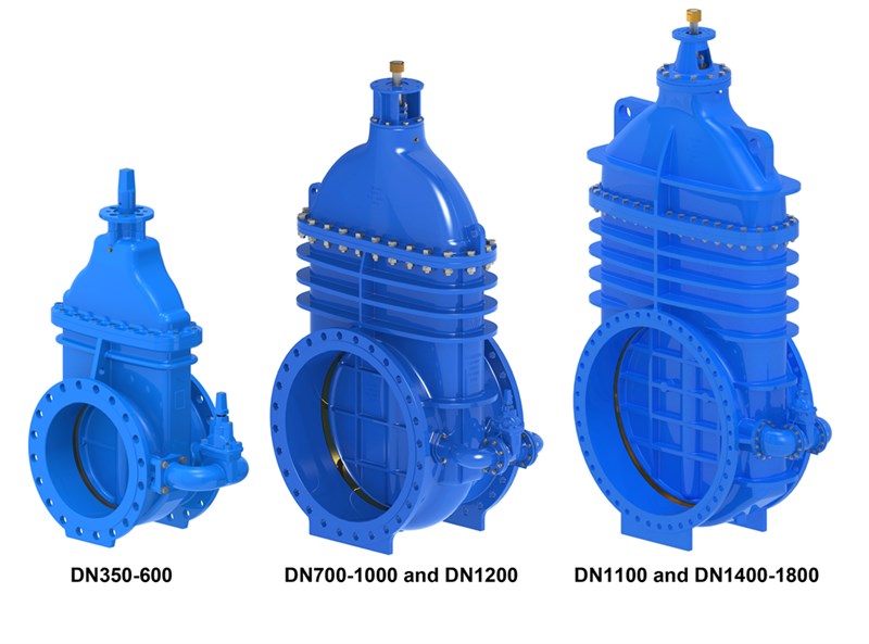 AVK VAN CỔNG MẶT TỰA KIM LOẠI, SERIES 54 MẶT BÍCH KÈM VAN BY - PASS, PN10/16