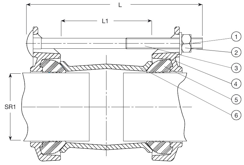 AVK UNIVERSAL SUPA® MỐI NỐI THẲNG (EE) SERIES 601