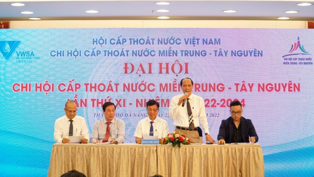 Đại hội Chi hội Cấp thoát nước miền Trung-Tây Nguyên lần thứ XI, nhiệm kỳ 2022-2024 thành công tốt đẹp.