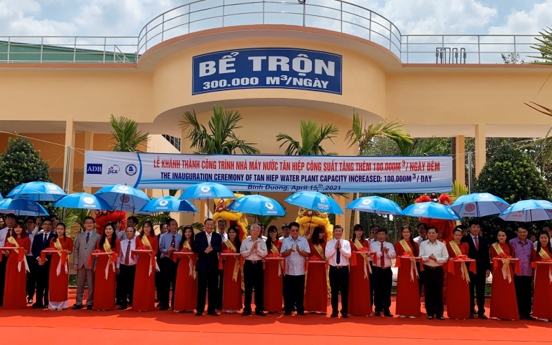 Dự án Nhà máy nước Tân Hiệp mở rộng, với công suất tăng thêm 100.000 m3/ngày-đêm