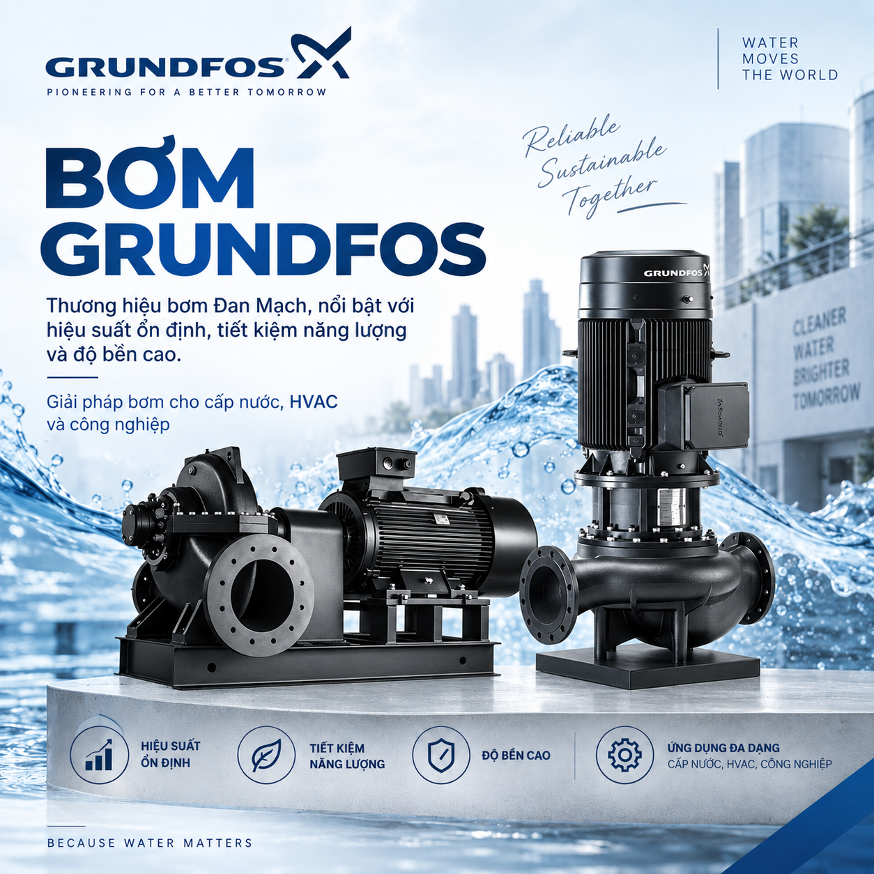 BƠM GRUNDFOS
